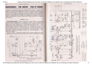Radiomobile_Smiths_HMV-200X ;Series_201X_202X_203X_212X_220X_20X ;Series_XA_XB ;Power Units_XC_XD ;Output Units-1956.RTV.CarRadio preview